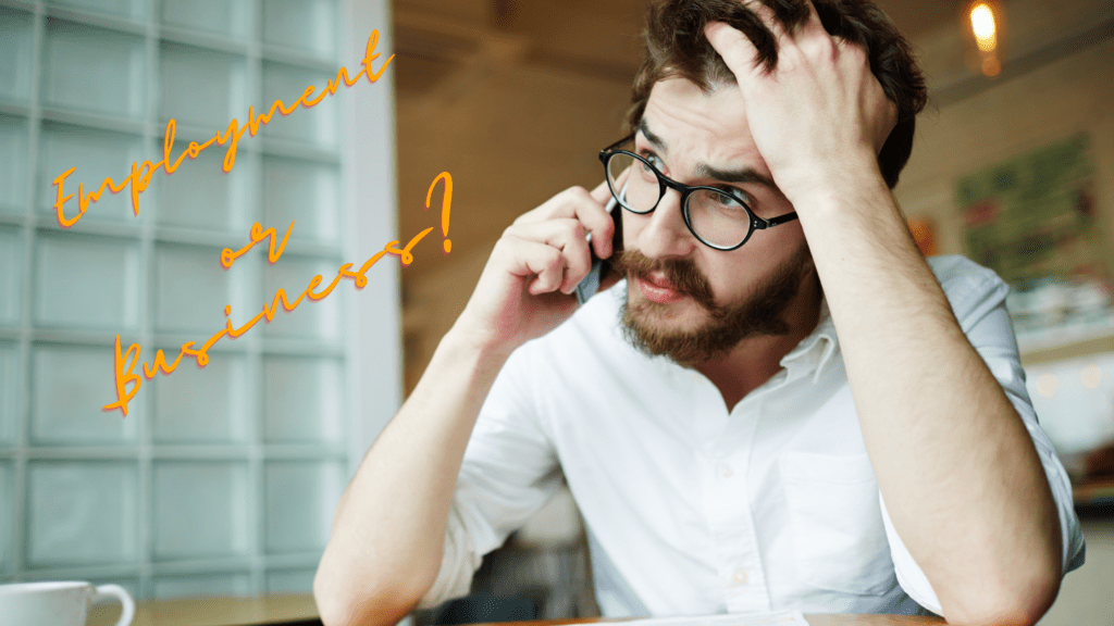 employment or business